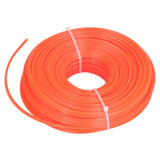 String Trimmer Replacement Line High Flexibility Easily Install Use Wear Resistant Mowing Nylon Trimmer Rope for MowersRed 3.0 Quadrate