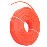String Trimmer Replacement Line High Flexibility Easily Install Use Wear Resistant Mowing Nylon Trimmer Rope for MowersRed 3.0 Quadrate
