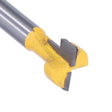 2Pcs 1/4 Shank Woodworking Cutter T Shaped High Speed Steel 9.52mm 12.7mm Woodworking Milling Cutter for Wood Cutting