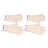 2 Pairs Thermal Insulated Gloves 300℃ Heat Resistant Non Slip Anti Scalding Mitts for BBQ Oven