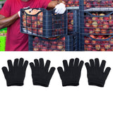 2 Pairs Cut Resistant Gloves Level 5 Protection Scratch Proof Steel Wire Garden Working Gloves for Mechanical