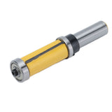 1/2 Shank Flush Trim Router Bit Efficient Professional Profiling Slotting Dual Bearing Milling Cutter for Woodworking