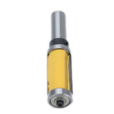 1/2 Shank Flush Trim Router Bit Efficient Professional Profiling Slotting Dual Bearing Milling Cutter for Woodworking