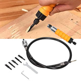 Electric Wood Chisel Carving Tool Electric Woodworking Chisel with Flexible Shaft Carving Knife Set