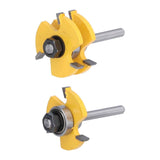 2Pcs T Shape Router Bit High Speed Steel Wood Milling Cutter for DIY Woodworking Carpentry In Australia - Darrahopens
