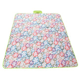 145/200 Picnic Blanket Outdoor Blanket with Large Size Waterproof Sandproof Portable for Camping and TravelingFloral