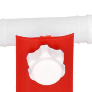 10 Set Chicken Drinking Cup Automatic Poultry Drinking Waterer Drinker with White Tee Fitting Durable for Chicken