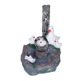 Garden Duck Family Statue Originality Resin Sculpture Ornament Decoration for Yard Patio Fountain Garden