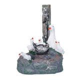 Garden Duck Family Statue Originality Resin Sculpture Ornament Decoration for Yard Patio Fountain Garden