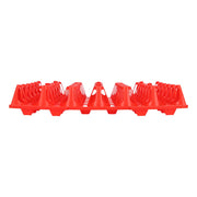 5PCS Plastic Egg Flats 30 Cell Egg Crates Holder Tray for Storage Transportation Home Farm SuppliesRed