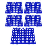 5PCS Plastic Egg Flats 30 Cell Egg Crates Holder Tray for Storage Transportation Home Farm SuppliesBlue In Australia - Darrahopens