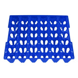 5PCS Plastic Egg Flats 30 Cell Egg Crates Holder Tray for Storage Transportation Home Farm SuppliesBlue In Australia - Darrahopens