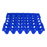 5PCS Plastic Egg Flats 30 Cell Egg Crates Holder Tray for Storage Transportation Home Farm SuppliesBlue In Australia - Darrahopens