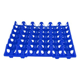 5PCS Plastic Egg Flats 30 Cell Egg Crates Holder Tray for Storage Transportation Home Farm SuppliesBlue