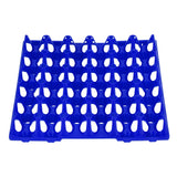 5PCS Plastic Egg Flats 30 Cell Egg Crates Holder Tray for Storage Transportation Home Farm SuppliesBlue