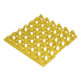 5PCS Plastic Egg Flats 30 Cell Egg Crates Holder Tray for Storage Transportation Home Farm SuppliesYellow In Australia - Darrahopens