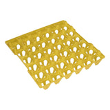 5PCS Plastic Egg Flats 30 Cell Egg Crates Holder Tray for Storage Transportation Home Farm SuppliesYellow In Australia - Darrahopens