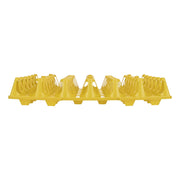 5PCS Plastic Egg Flats 30 Cell Egg Crates Holder Tray for Storage Transportation Home Farm SuppliesYellow