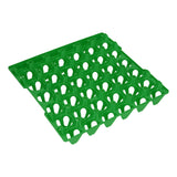 5PCS Plastic Egg Flats 30 Cell Egg Crates Holder Tray for Storage Transportation Home Farm SuppliesGreen