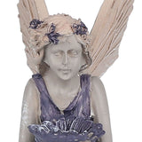 Sitting Fairy Statue Decorative Sunflower Fairy Ornament for Gardening Outdoor Home