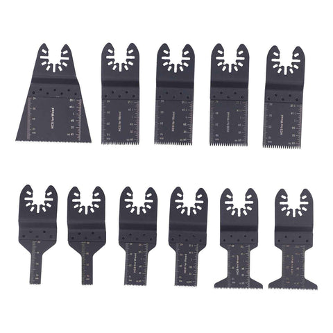 11PCS Oscillating Multitool Blade Quick Release Universal Saw Blade Woodworking Blade Oscillating Tool Blade In Australia - Darrahopens