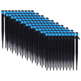 100Pcs/Bag Drip Irrigation Emitters 18cm Universal 360 Degree Drip Sprinkler Head for 4/7mm Tube In Australia - Darrahopens
