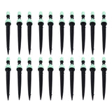 20 Set Multifunctional Spray Dripper Adjustable Irrigation Atomizing Sprinklers Drip Irrigation SystemCyan