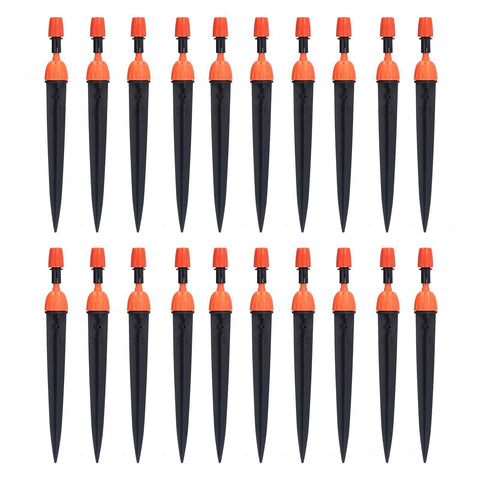 20 Set Multifunctional Spray Dripper Adjustable Irrigation Atomizing Sprinklers Drip Irrigation SystemOrange In Australia - Darrahopens