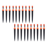 20 Set Multifunctional Spray Dripper Adjustable Irrigation Atomizing Sprinklers Drip Irrigation SystemOrange In Australia - Darrahopens