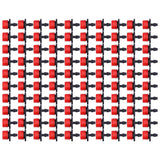 100Pcs 8 Hole Drip Irrigation Emitter Adjustable Drip Irrigation Sprinkler for Garden Greenhouse Courtyard Red In Australia - Darrahopens