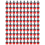 100Pcs 8 Hole Drip Irrigation Emitter Adjustable Drip Irrigation Sprinkler for Garden Greenhouse Courtyard Red In Australia - Darrahopens