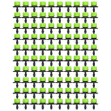 100Pcs 8 Hole Drip Irrigation Emitter Adjustable Drip Irrigation Sprinkler for Garden Greenhouse Courtyard Green In Australia - Darrahopens