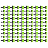 100Pcs 8 Hole Drip Irrigation Emitter Adjustable Drip Irrigation Sprinkler for Garden Greenhouse Courtyard Green In Australia - Darrahopens