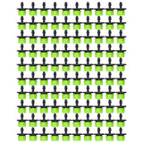 100Pcs 8 Hole Drip Irrigation Emitter Adjustable Drip Irrigation Sprinkler for Garden Greenhouse Courtyard Green In Australia - Darrahopens