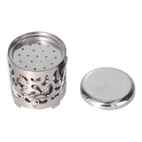 Outdoor Mini Warmer Stainless Steel Camping Stove Portable Warming Stove Cover for Picnic Hiking Barbecue In Australia - Darrahopens