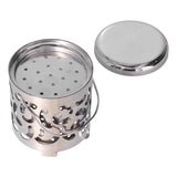 Outdoor Mini Warmer Stainless Steel Camping Stove Portable Warming Stove Cover for Picnic Hiking Barbecue In Australia - Darrahopens