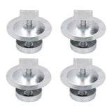4Set Ant Proof Hive Feet Stainless Steel Beehive Base Beekeeping Beehive Stand for Beekeeper
