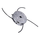 String Trimmer Head Aluminum Universal 4 Wire Weed Trimmer Head for 40CC Straight Shaft Trimmer