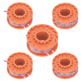 5PCS Lawn Mower Line Spool Replacement Fit for WORX WG150E WG151E WG154E WG155E WG157E WG160E WG163E In Australia - Darrahopens