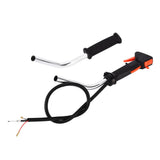 Handle Switch Throttle Cable with Aluminium Tube Trimmer Handle Switch Cable for Strimmer Brush Cutter