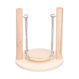 Parrots Swing Toy Wooden Birds Perch Stand Birds Toy for Hamster Small Animal Supplies In Australia - Darrahopens