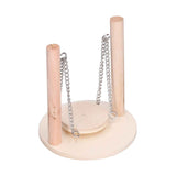 Parrots Swing Toy Wooden Birds Perch Stand Birds Toy for Hamster Small Animal Supplies In Australia - Darrahopens