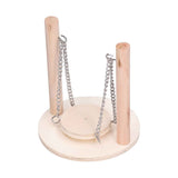 Parrots Swing Toy Wooden Birds Perch Stand Birds Toy for Hamster Small Animal Supplies In Australia - Darrahopens