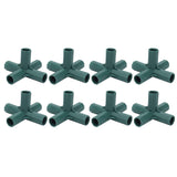8PCS Plant Support Joint 5 Way Garden Stake Joint Plastic Plant Stake Connector for Greenhouse In Australia - Darrahopens