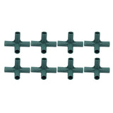 8PCS Plant Support Joint 5 Way Garden Stake Joint Plastic Plant Stake Connector for Greenhouse In Australia - Darrahopens
