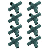 8PCS Plant Support Joint 5 Way Garden Stake Joint Plastic Plant Stake Connector for Greenhouse In Australia - Darrahopens