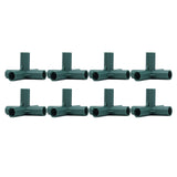8PCS Plant Support Joint 5 Way Garden Stake Joint Plastic Plant Stake Connector for Greenhouse