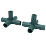 8PCS Plant Support Joint 5 Way Garden Stake Joint Plastic Plant Stake Connector for Greenhouse In Australia - Darrahopens