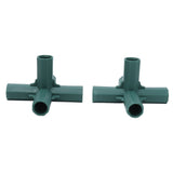 8PCS Plant Support Joint 5 Way Garden Stake Joint Plastic Plant Stake Connector for Greenhouse