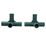 8PCS Plant Support Joint 5 Way Garden Stake Joint Plastic Plant Stake Connector for Greenhouse